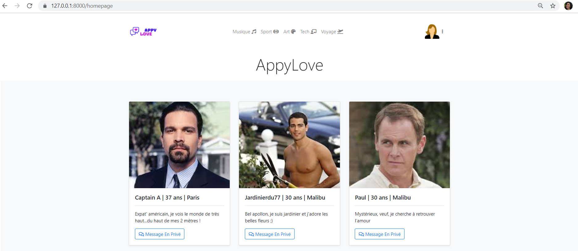 Exemple A Propos De Moi Tinder AppyLove – e-arnaud